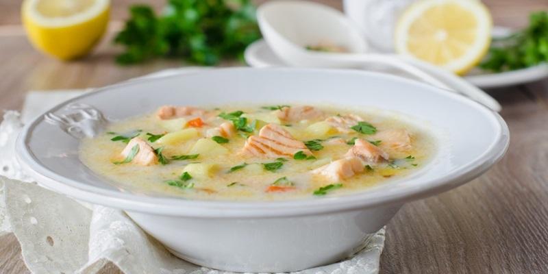 Суп рибний із плавленим сиром