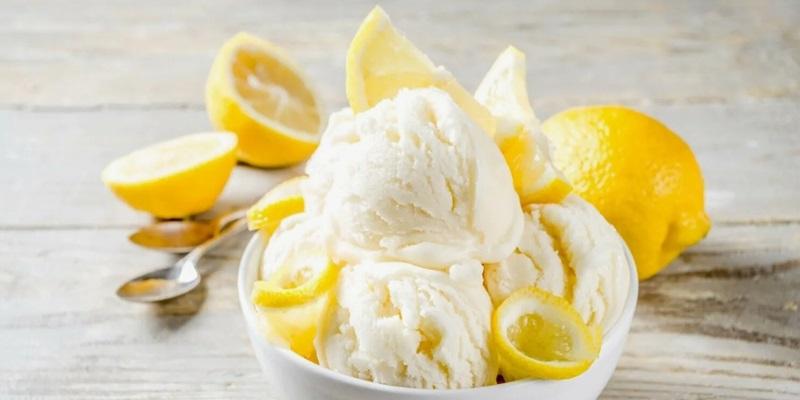 Лимонне морозиво